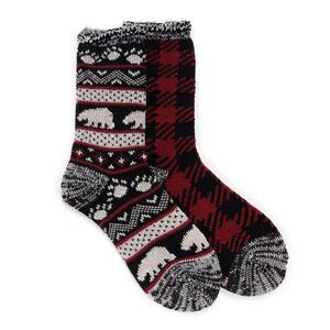 MUK LUKS Unisex Kid's Thermal Socks 3.0 TOG (2-Pack) - M (10-2)